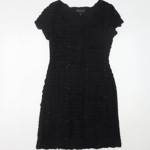 Connected Apparel Women's Black Dress - Size 8
