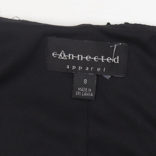 Connected Apparel Women's Black Dress - Size 8