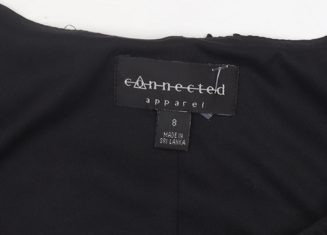 Connected Apparel Women's Black Dress - Size 8