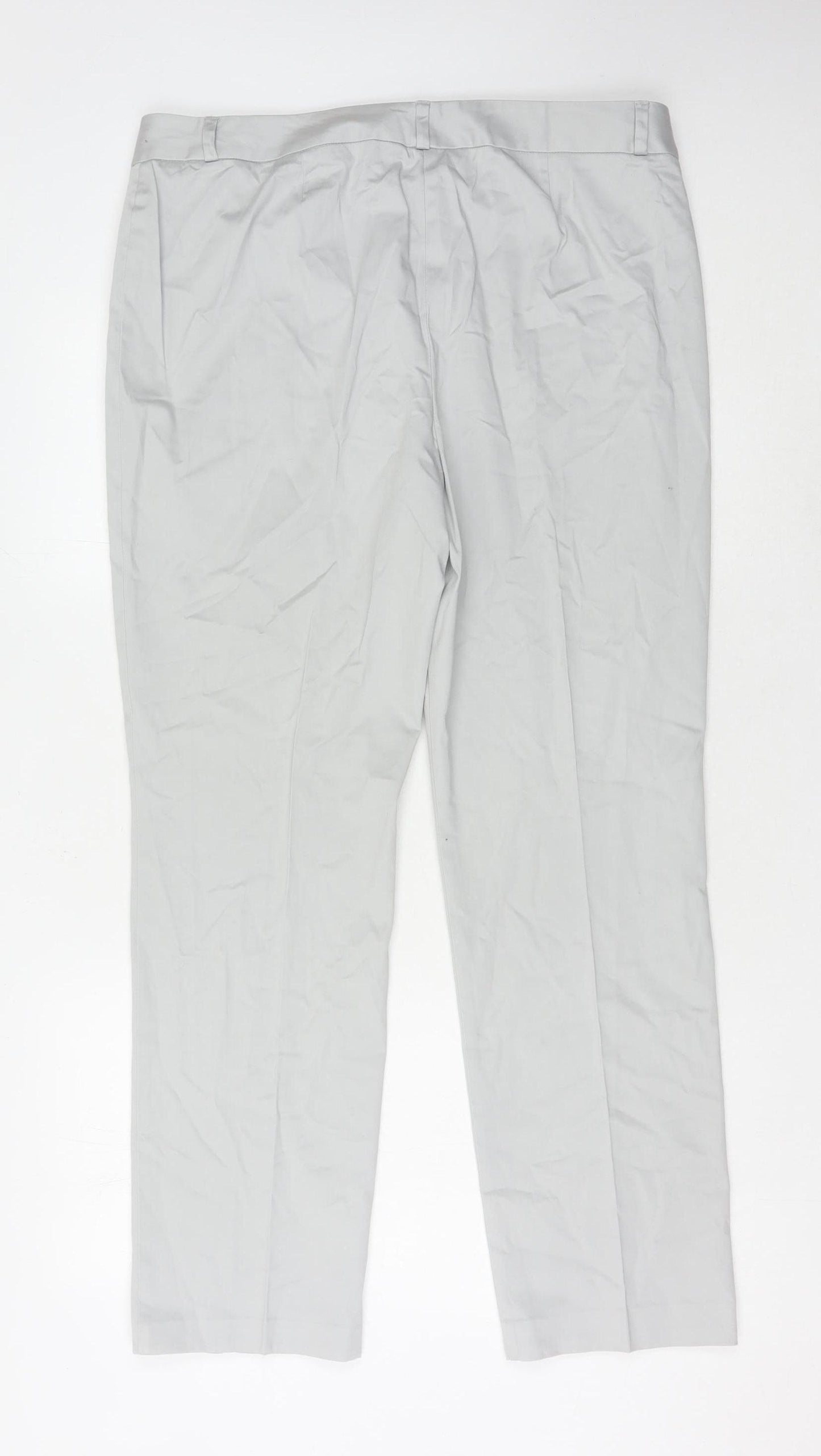 Marks and Spencer Ivory Women's Trousers Size 16