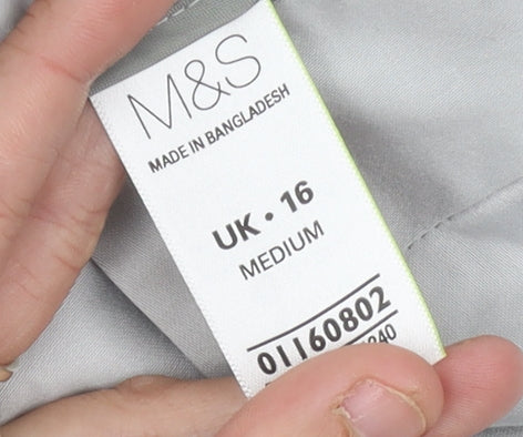 Marks and Spencer Ivory Women's Trousers Size 16
