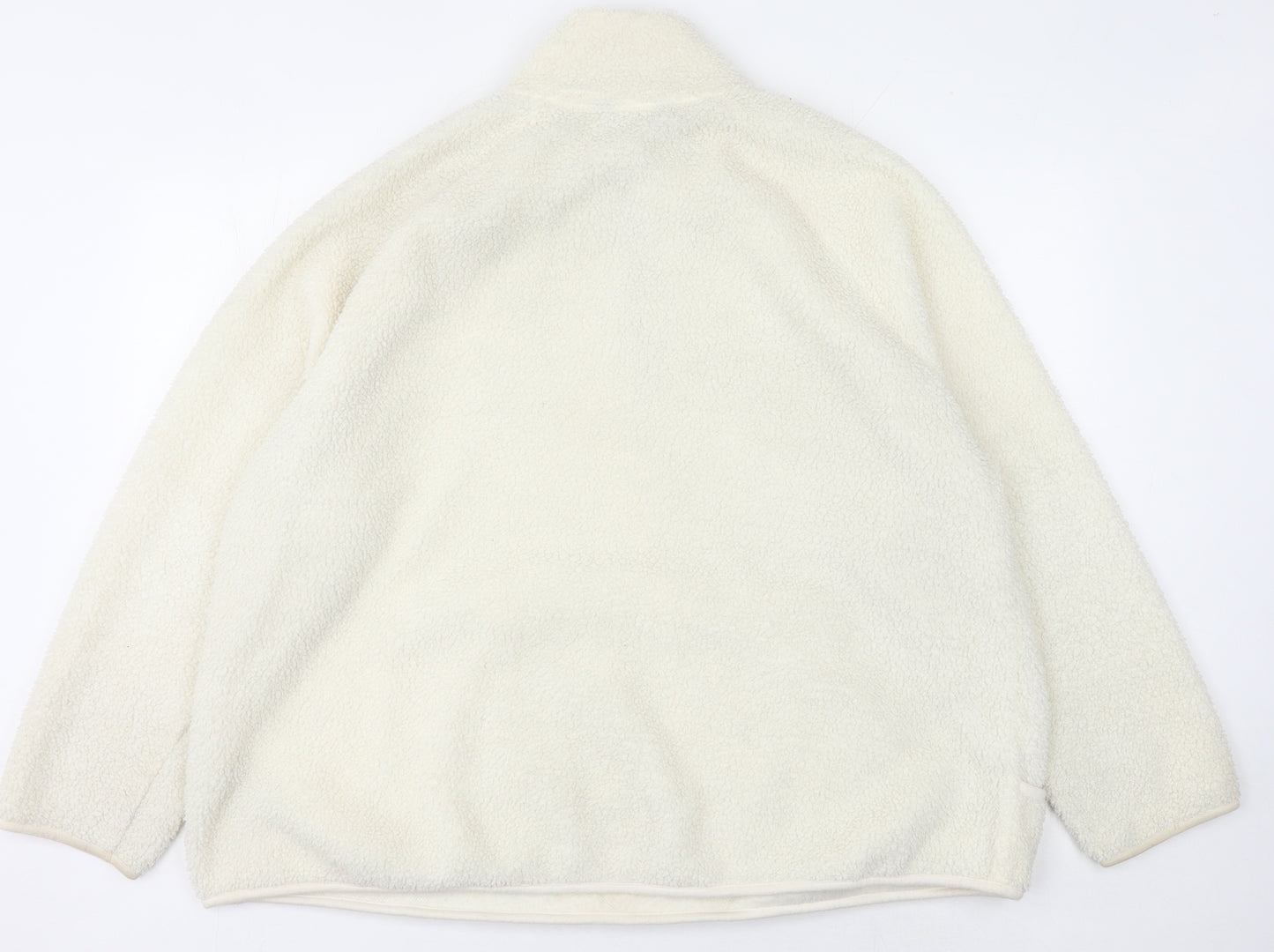 Marks and Spencer Women's Ivory Fleece Pullover Sweatshirt