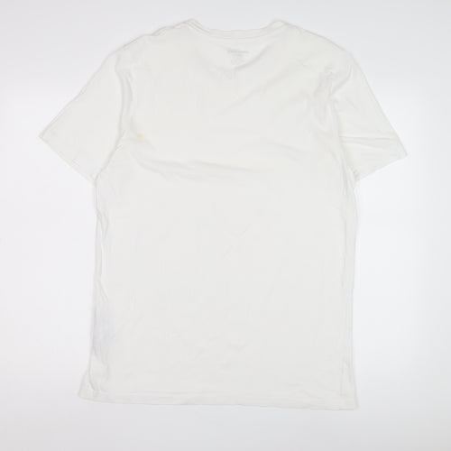Jack & Jones White T-Shirt - Men's XL Essentials