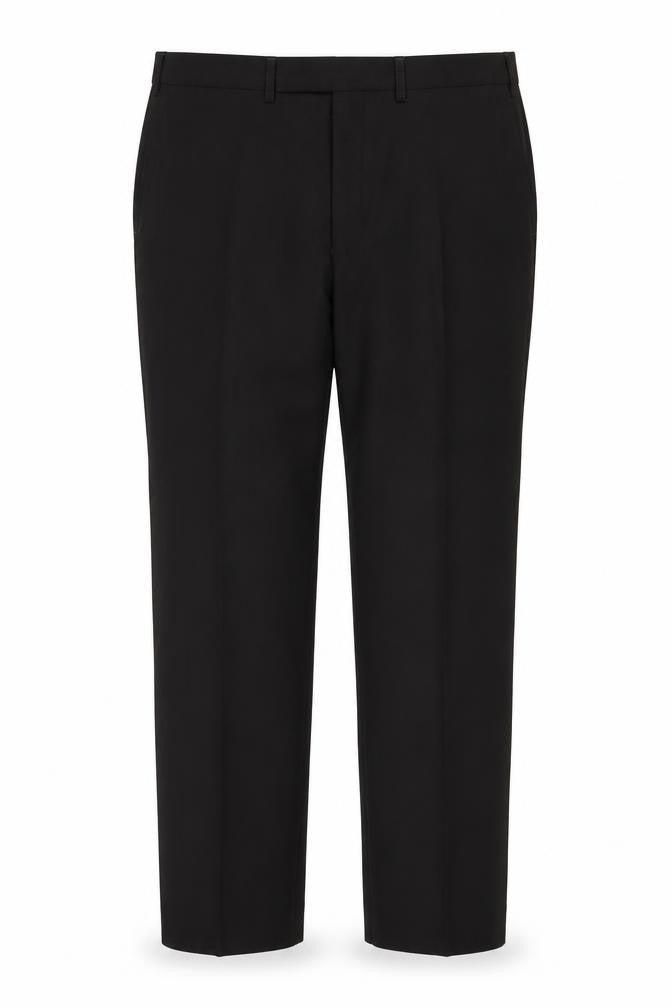 Front view of Marks & Spencer Men's Black Dress Pants XL