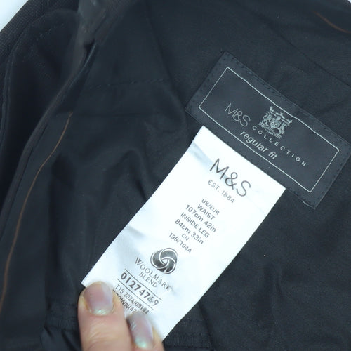 Marks and Spencer Men's Black Dress Pants XL