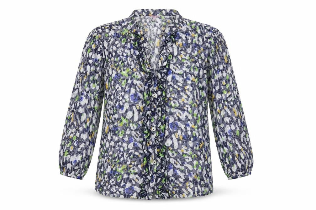 Front view of Marks & Spencer Women's Multicoloured Floral Blouse, size 12