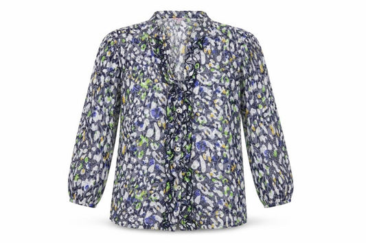 Front view of Marks & Spencer Women's Multicoloured Floral Blouse, size 12