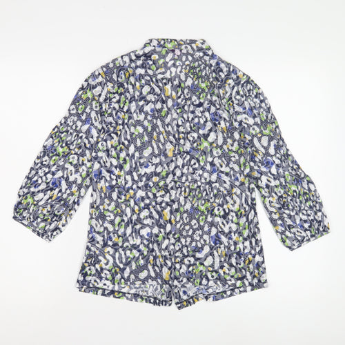 Marks and Spencer Women's Multicoloured Floral Blouse, Size 12