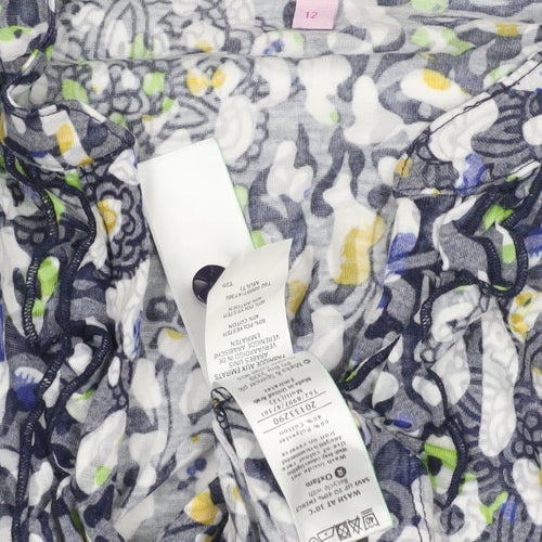 Marks and Spencer Women's Multicoloured Floral Blouse, Size 12