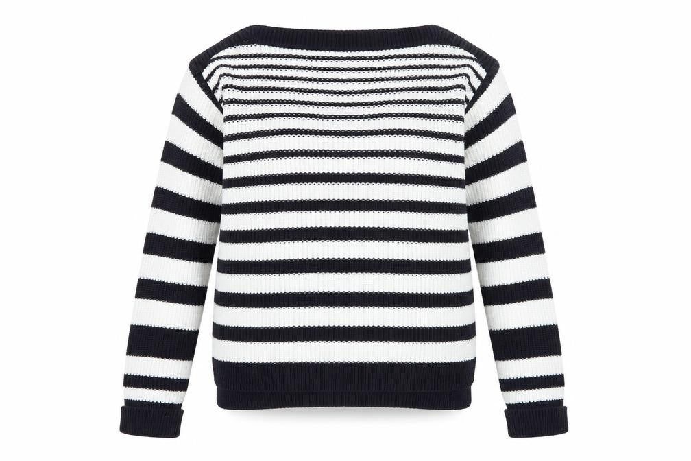 Front view of Marks & Spencer Women's Striped jumper