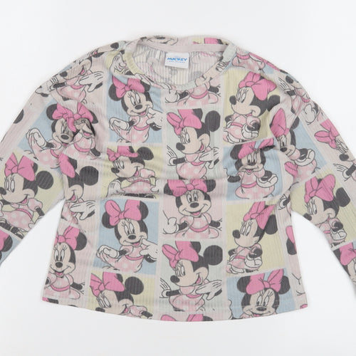 Disney Girls Multicoloured Minnie Mouse Long Sleeve T-Shirt