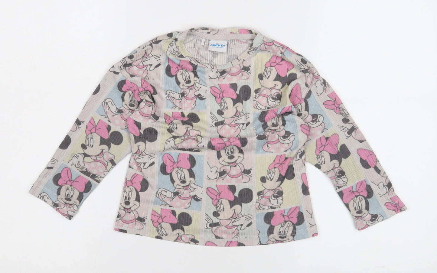 Disney Girls Multicoloured Minnie Mouse Long Sleeve T-Shirt