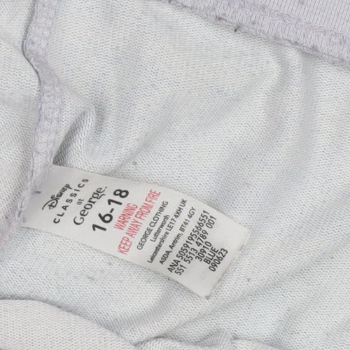 George Disney Women's Grey Stitch Pyjama Pants Size 16