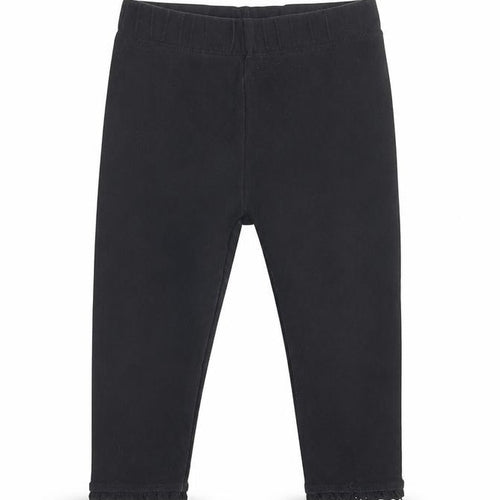 Next Girls Black Ankle Leggings, 9 Months, Elastic Waist