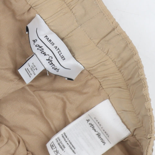& Other Stories Beige Women's Jogger Trousers Size S