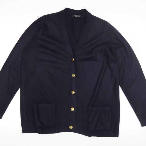 Bm Women's Black Cardigan V-Neck Casual S