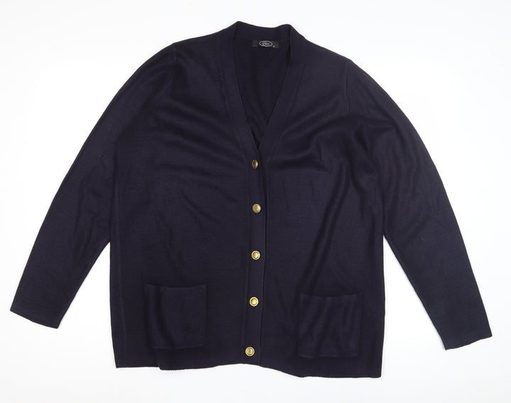 Bm Women's Black Cardigan V-Neck Casual S