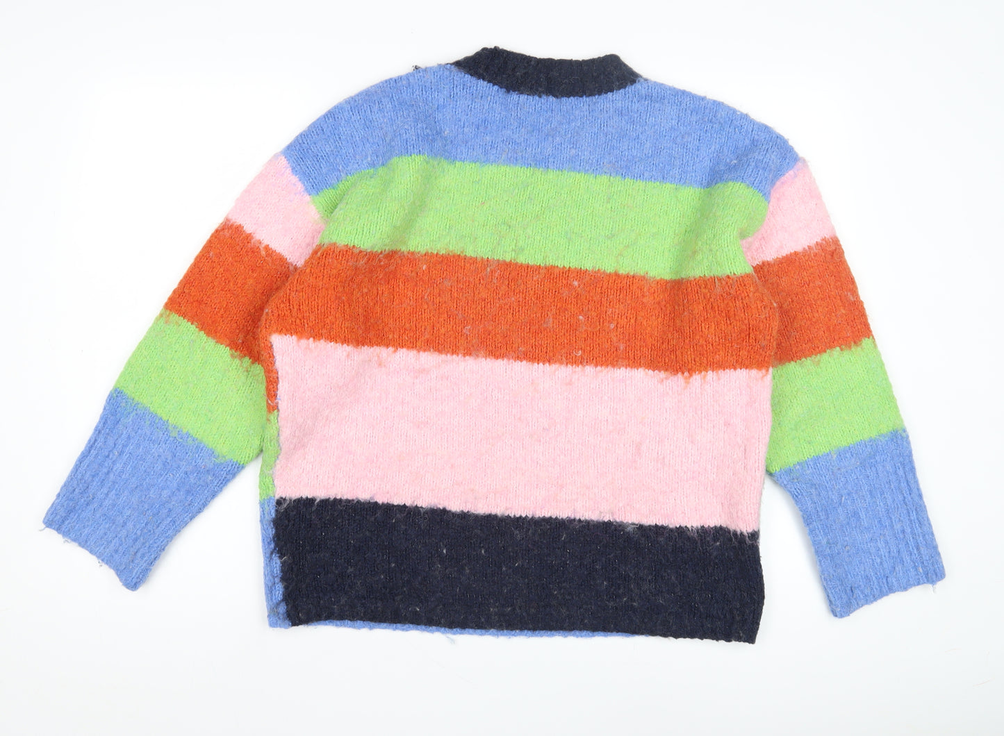ASOS DESIGN Women's Multicoloured Striped Knit Jumper