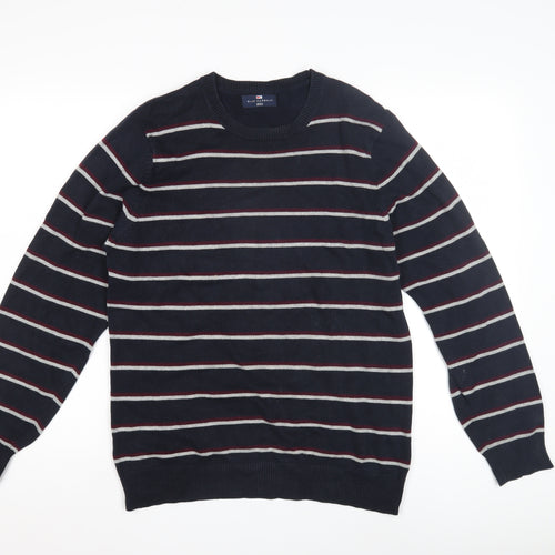 Marks and Spencer Men's Striped Pullover Jumper, Size S