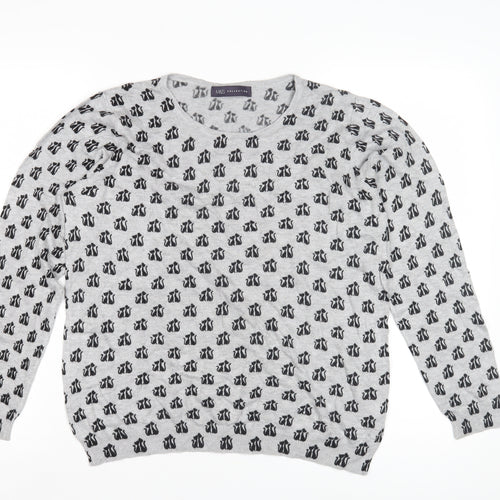 Marks and Spencer Women's Grey Pullover Jumper Size 14