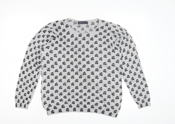 Marks and Spencer Women's Grey Pullover Jumper Size 14