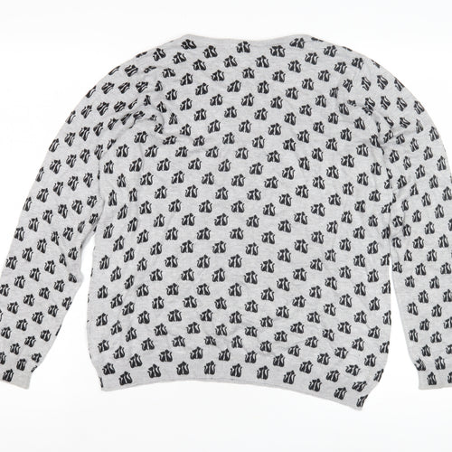 Marks and Spencer Women's Grey Pullover Jumper Size 14