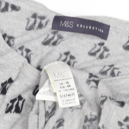 Marks and Spencer Women's Grey Pullover Jumper Size 14
