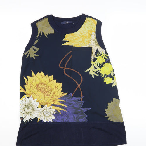 Next Women's Multicoloured Floral Tank Top Size 10