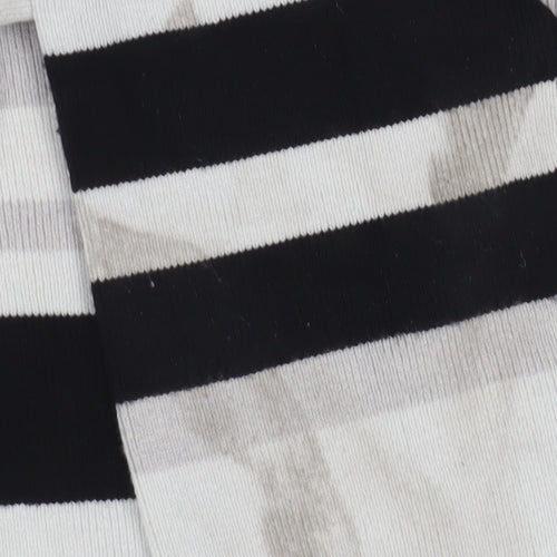 Oasis Women's XS Striped Black White Jumper