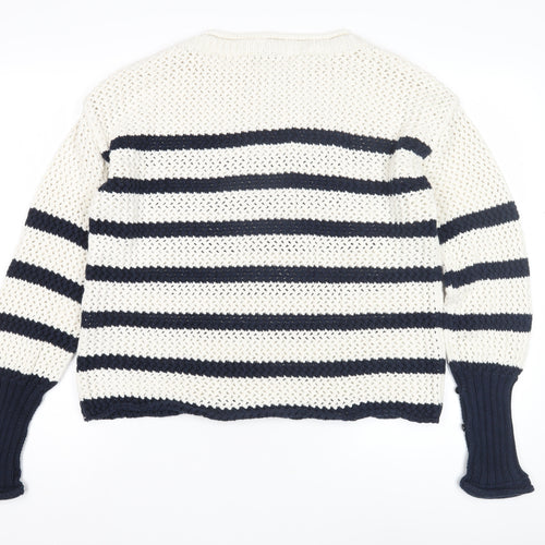 Zara Women's XS Striped Pullover Jumper