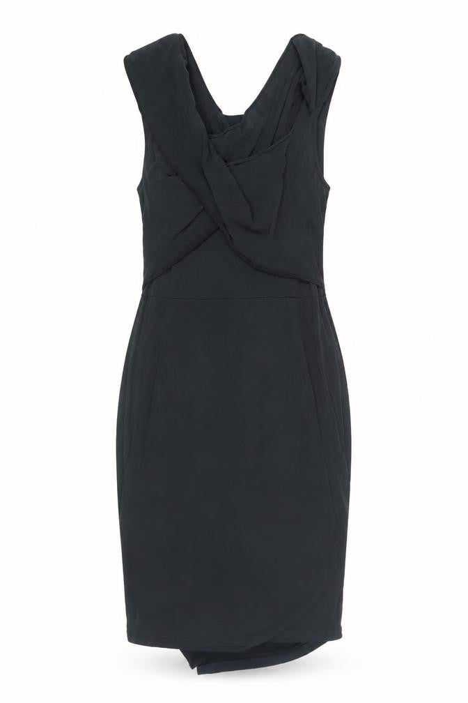 Front view of Great Plains Black Sleeveless Dress - Women's, size M