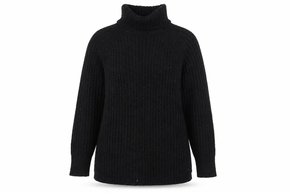 Front view of Marks & Spencer Women's Black Medium Jumper