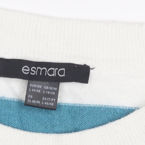 Esmara Women's Striped Pullover Jumper L - Casual Knit Top