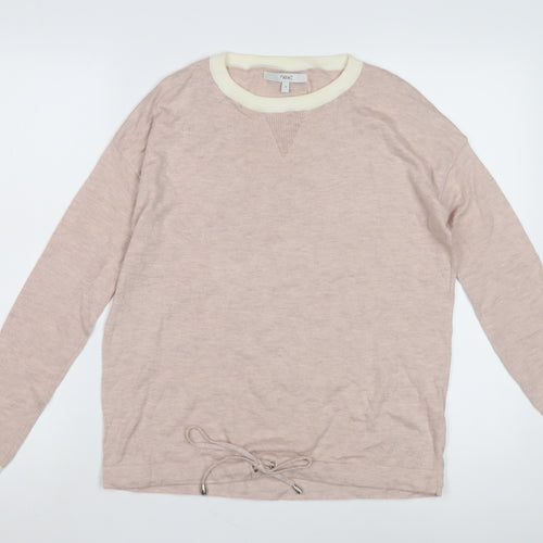 Next Women's Pink Crew Neck Jumper, Size 6