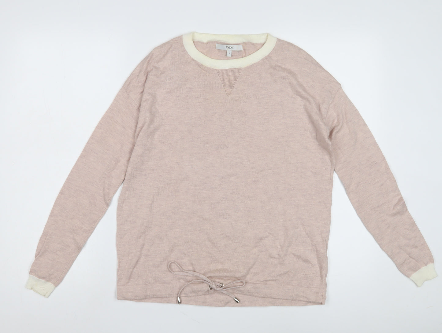 Next Women's Pink Crew Neck Jumper, Size 6
