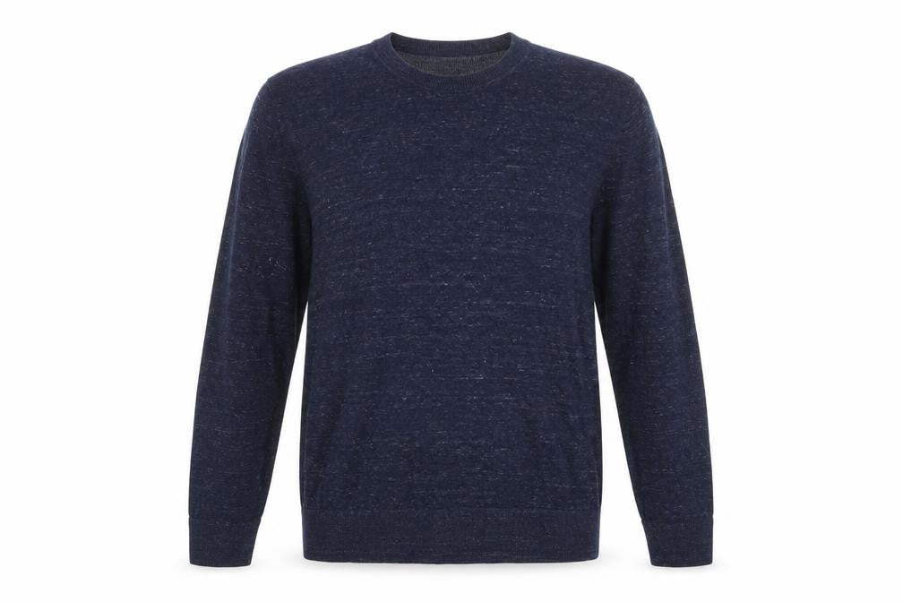 Front view of Gap Men's Blue Cotton jumper, size S
