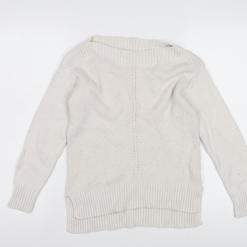 Fat Face Women's Ivory Jumper Size 8