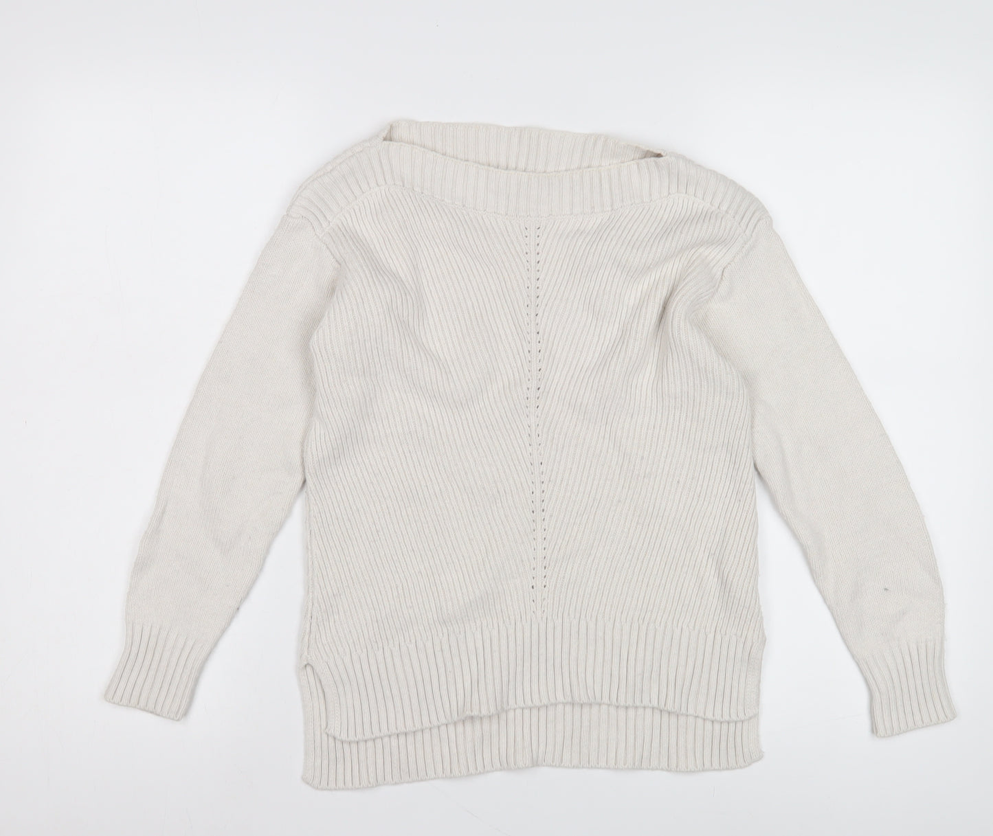 Fat Face Women's Ivory Jumper Size 8