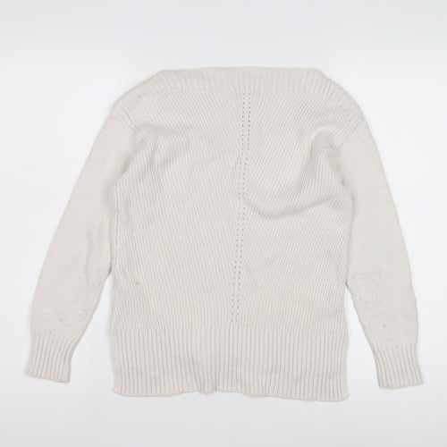 Fat Face Women's Ivory Jumper Size 8
