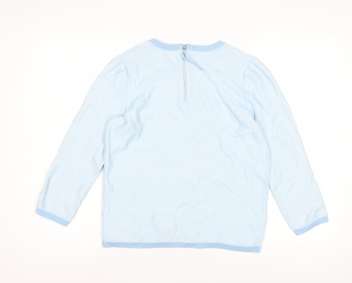 Weekend by John Lewis Women's Blue Crew Neck Jumper Size 6