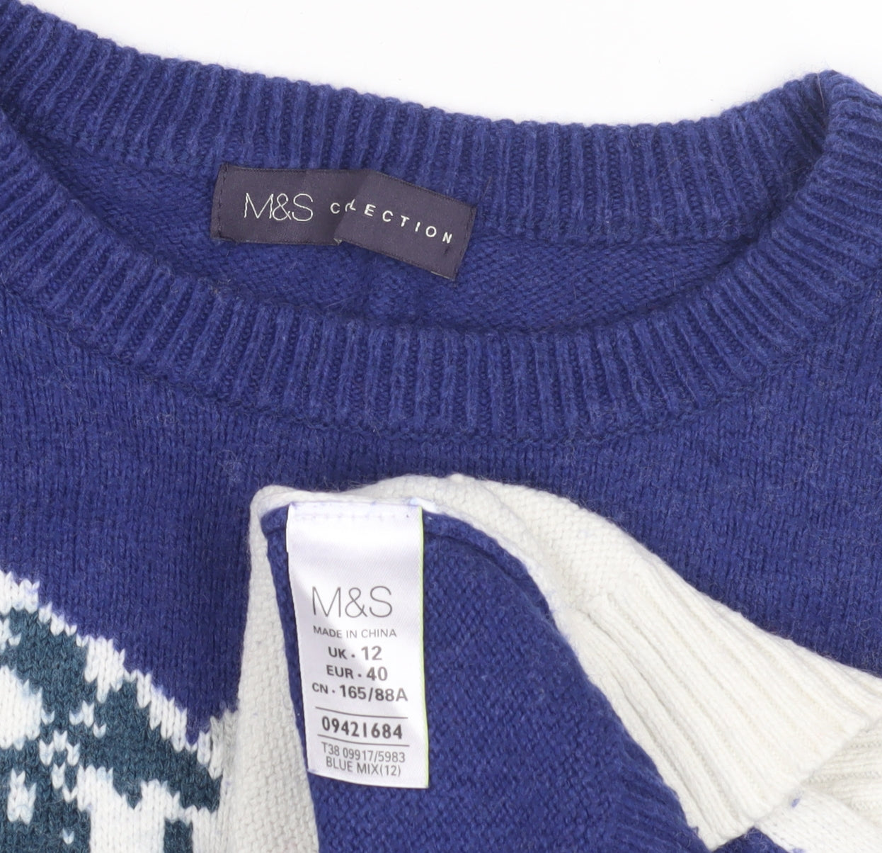 Marks and Spencer Women's Multicoloured Jumper Size 12
