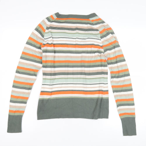 Next Women's Multicoloured Striped Pullover, Size 8