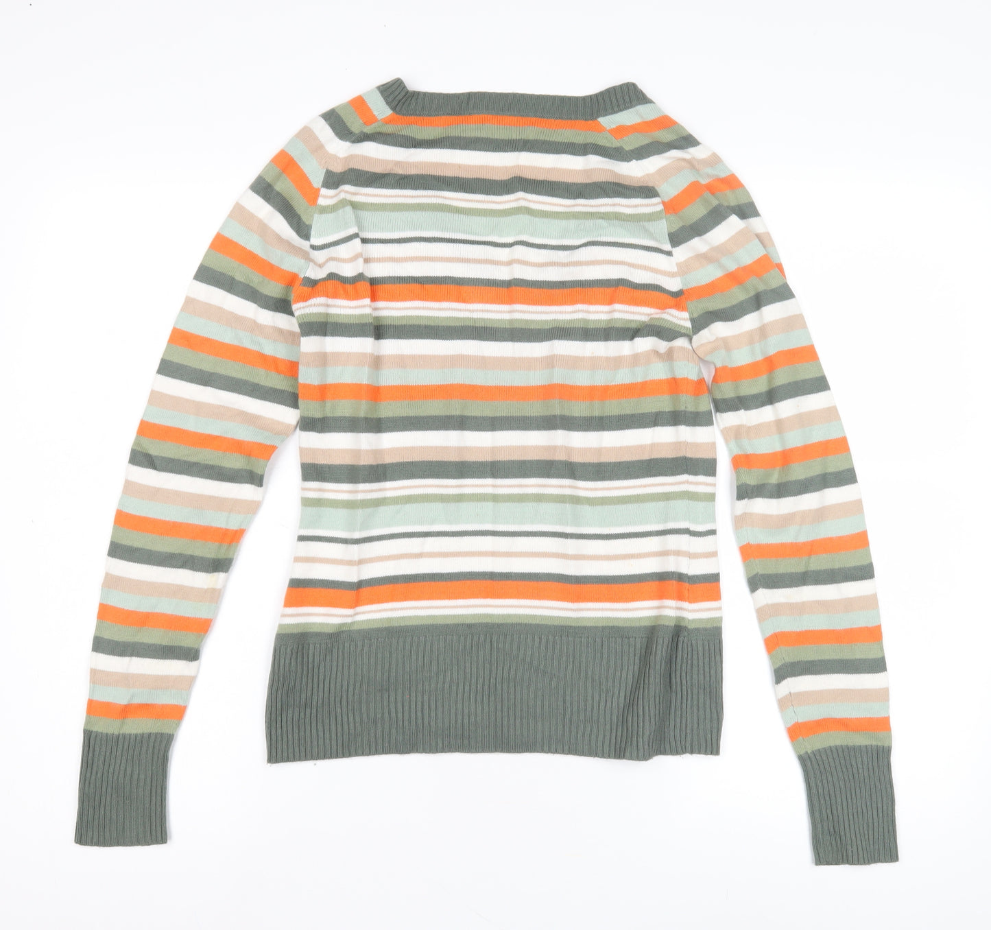 Next Women's Multicoloured Striped Pullover, Size 8
