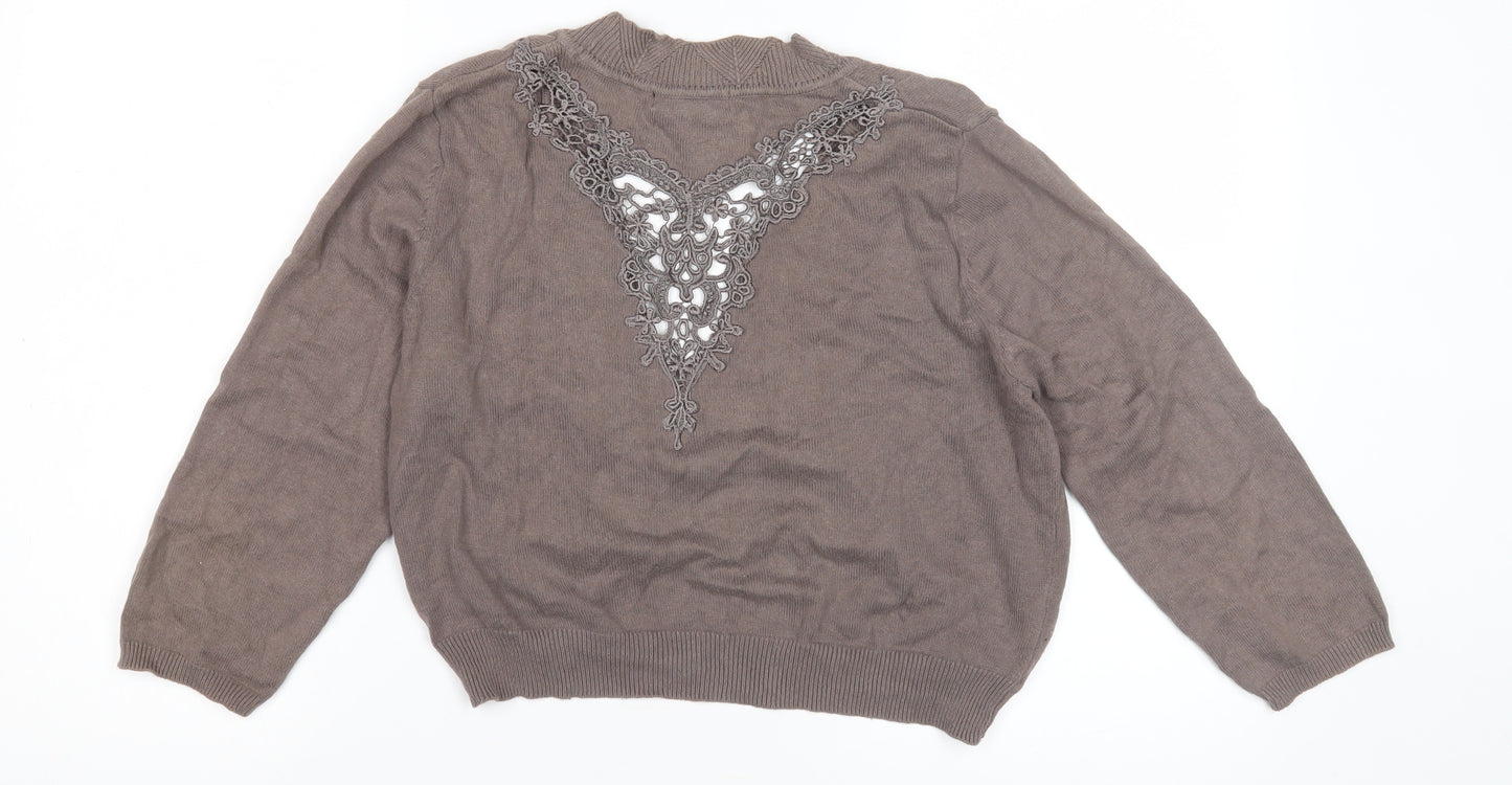 Willis Smith Women's Brown M Cardigan