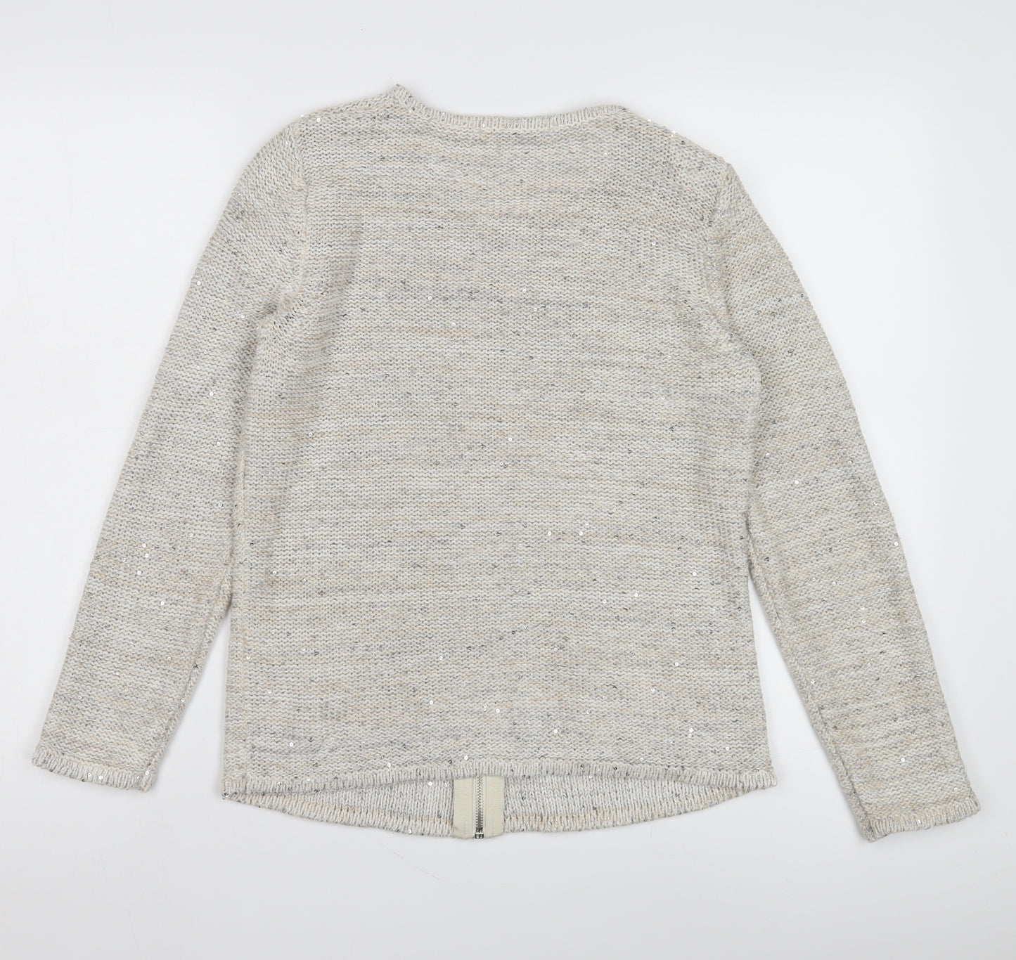 Marks and Spencer Ivory Sequin Knit Women's Jacket 10