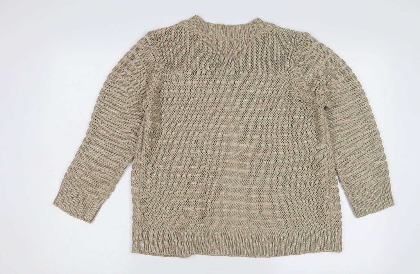 Debenhams Women's Beige Cardigan Size 16 Knit