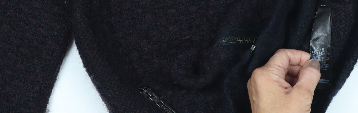 Marks and Spencer Women's Wool Blend Biker Jacket