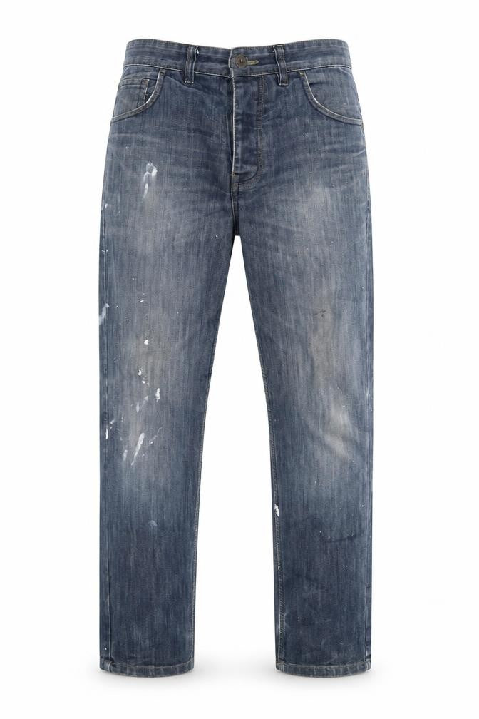Front view of Next Men's Blue Straight Jeans 30 S Regular Fit