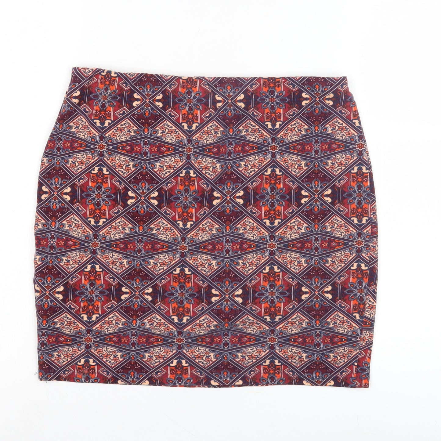 New Look Women's Multicoloured Pencil Skirt Size 12