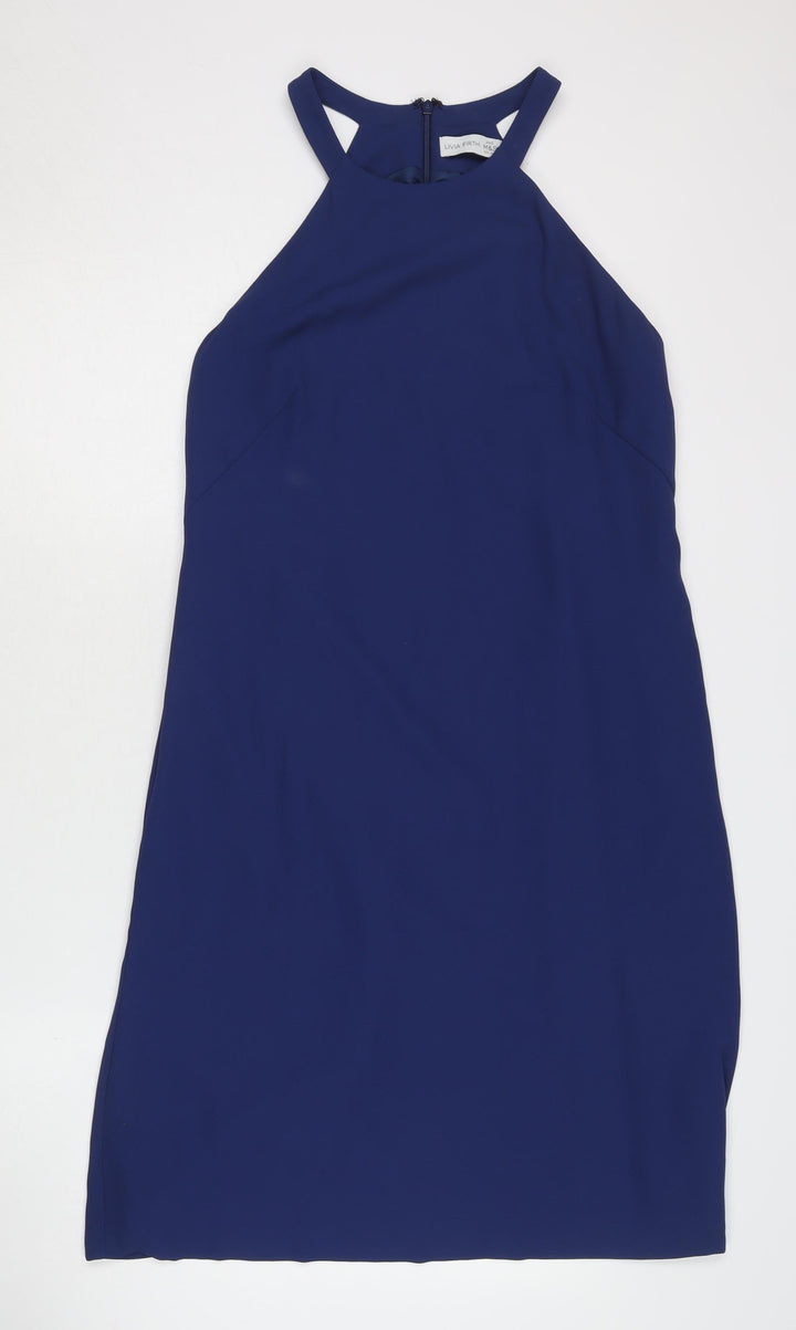 Marks and Spencer Blue Women’s Dress - UK 10, Polyester